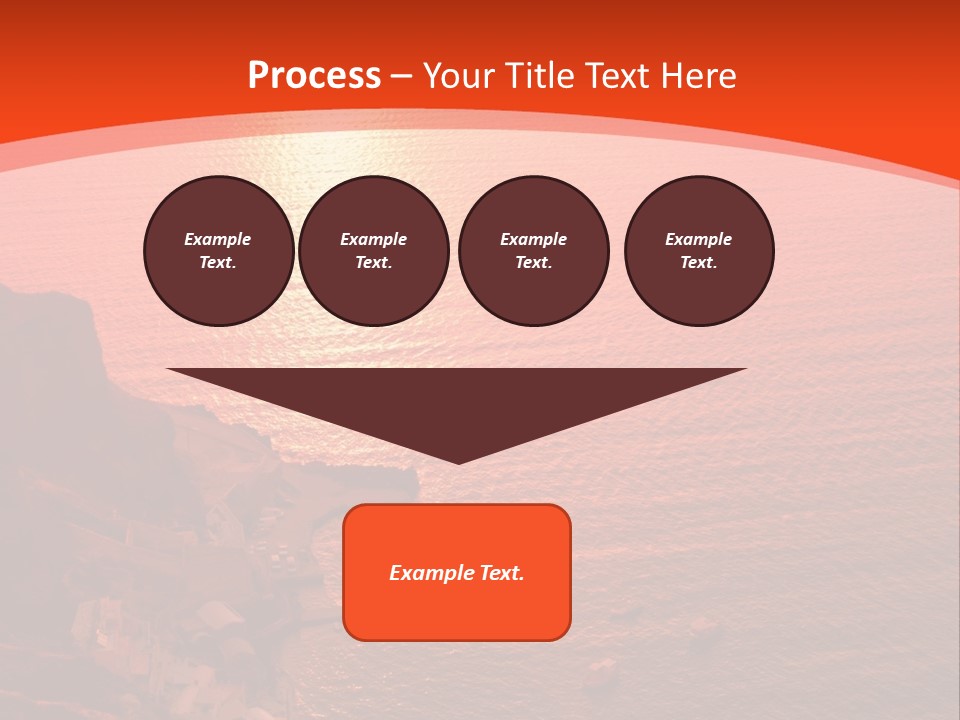 A Large Body Of Water With A Boat In The Distance PowerPoint Template