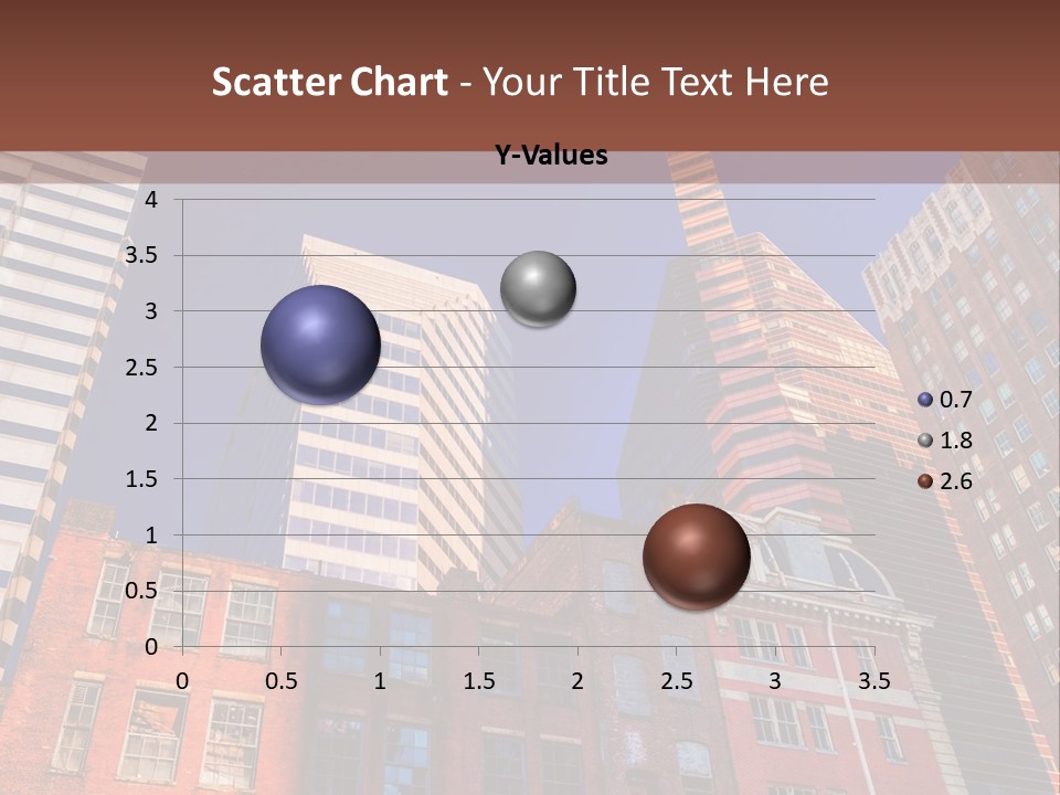 A Group Of Buildings With A Blue Sky In The Background PowerPoint Template