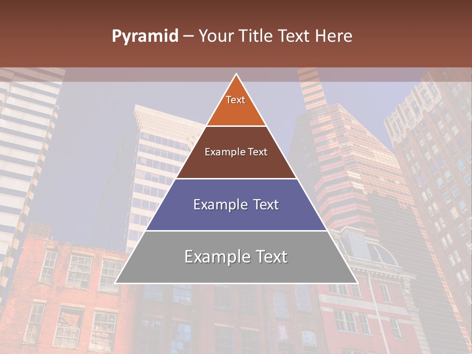 A Group Of Buildings With A Blue Sky In The Background PowerPoint Template