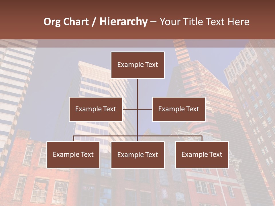 A Group Of Buildings With A Blue Sky In The Background PowerPoint Template