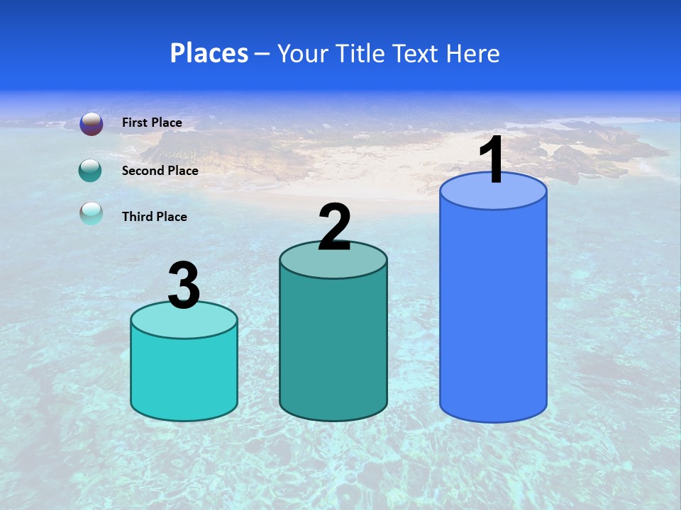 An Island In The Middle Of A Body Of Water PowerPoint Template