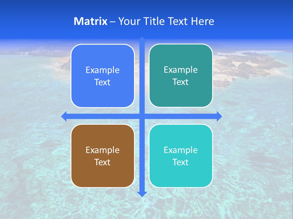 An Island In The Middle Of A Body Of Water PowerPoint Template
