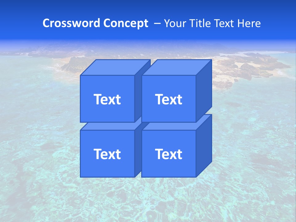 An Island In The Middle Of A Body Of Water PowerPoint Template