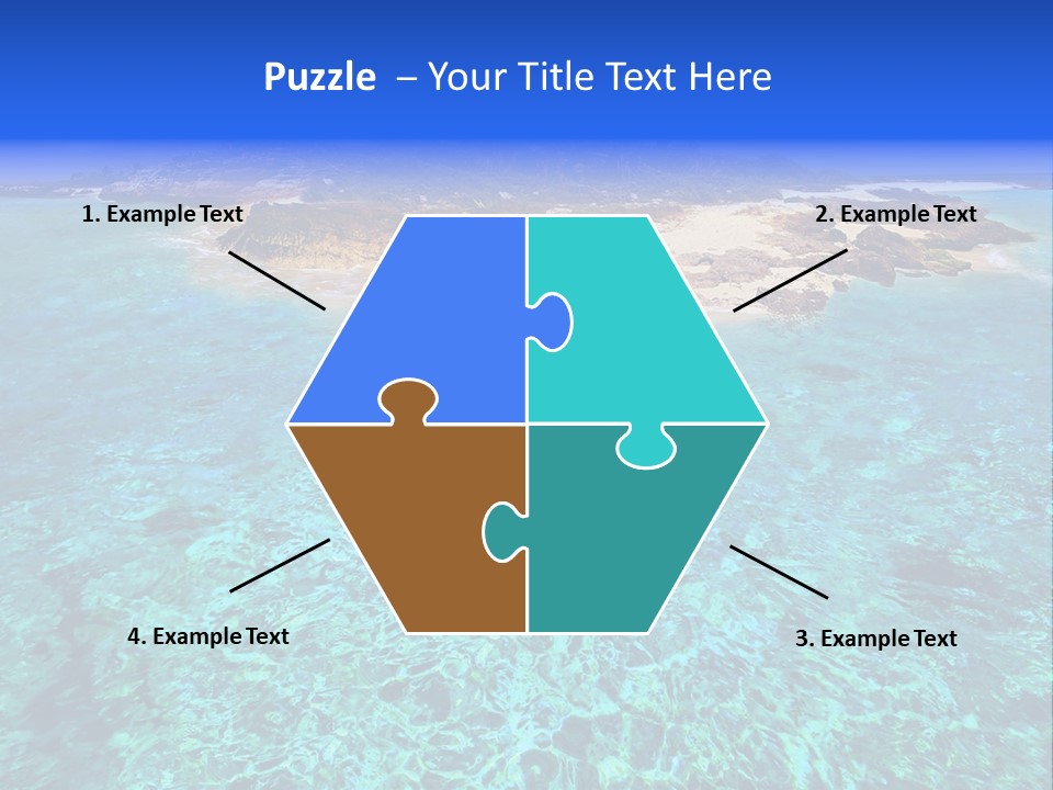 An Island In The Middle Of A Body Of Water PowerPoint Template
