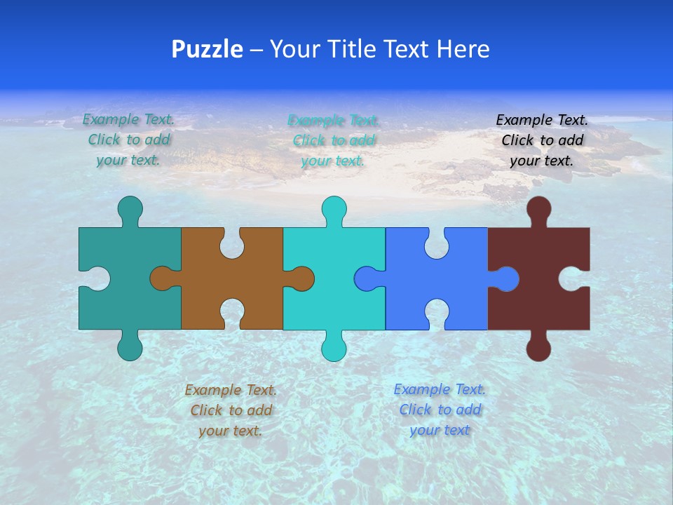 An Island In The Middle Of A Body Of Water PowerPoint Template