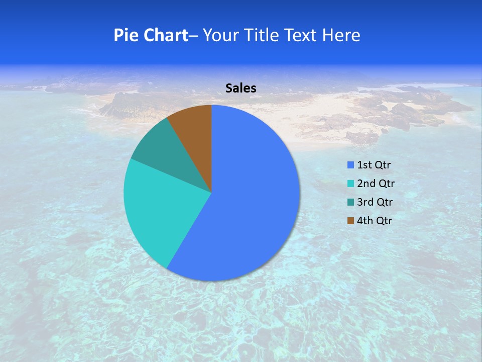 An Island In The Middle Of A Body Of Water PowerPoint Template