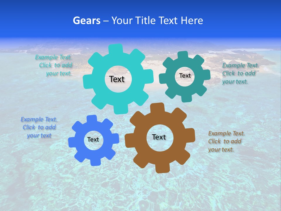 An Island In The Middle Of A Body Of Water PowerPoint Template