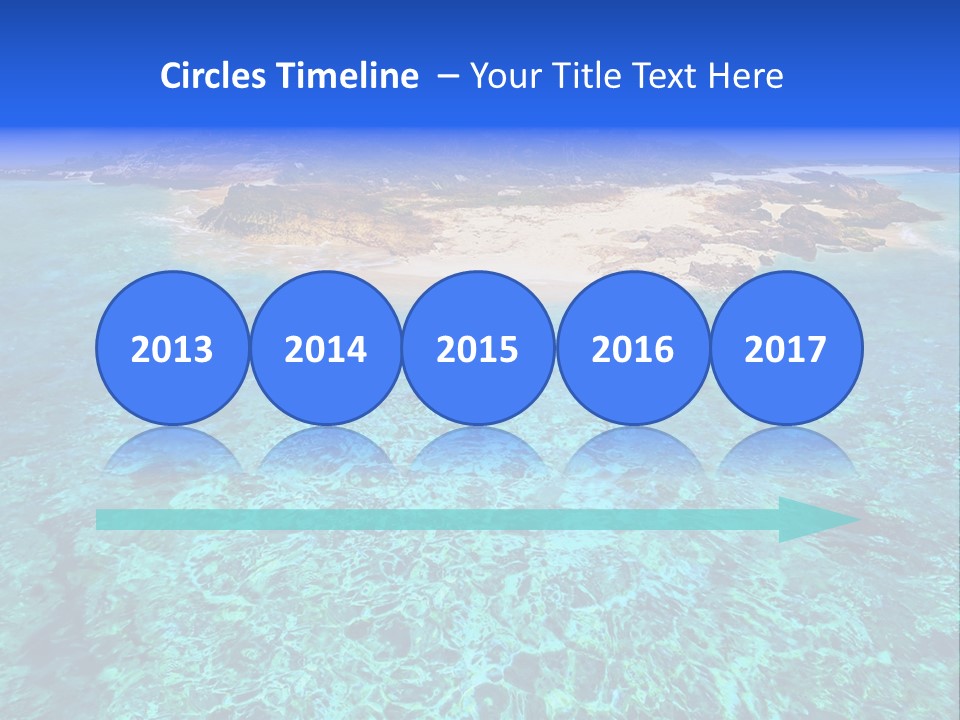 An Island In The Middle Of A Body Of Water PowerPoint Template