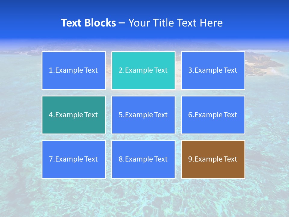 An Island In The Middle Of A Body Of Water PowerPoint Template