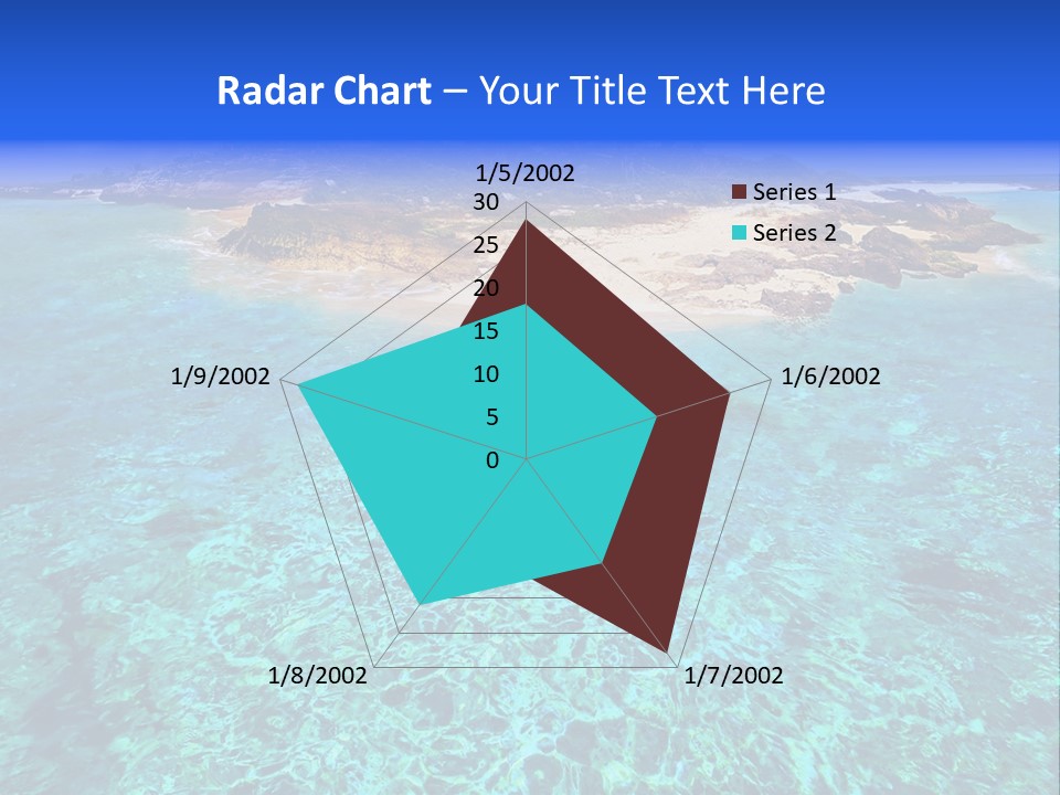 An Island In The Middle Of A Body Of Water PowerPoint Template