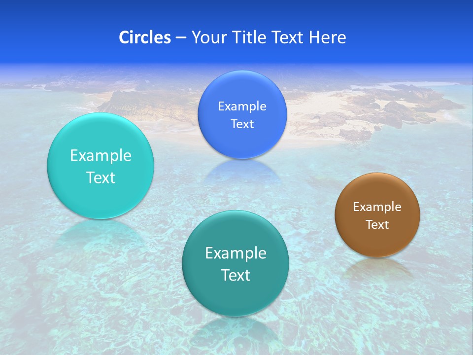 An Island In The Middle Of A Body Of Water PowerPoint Template
