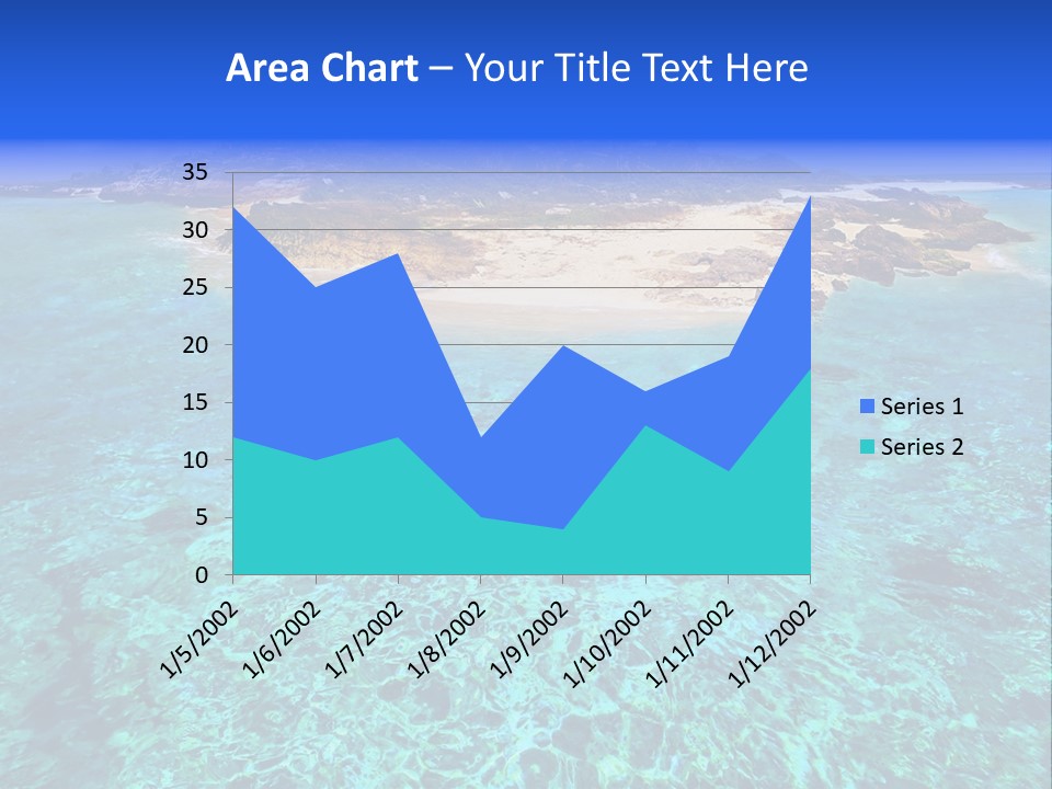 An Island In The Middle Of A Body Of Water PowerPoint Template