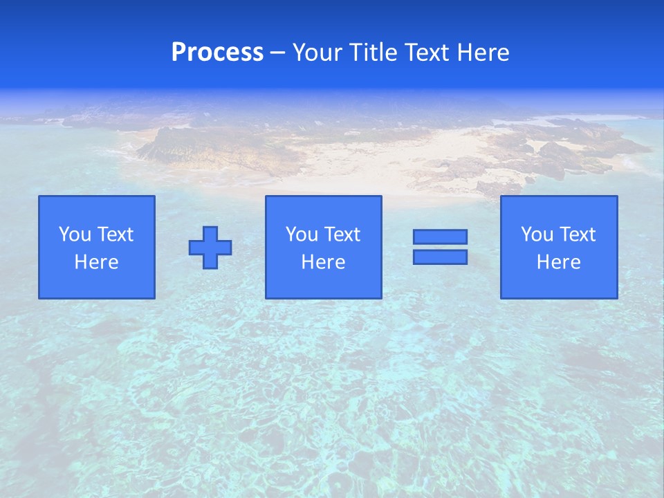 An Island In The Middle Of A Body Of Water PowerPoint Template