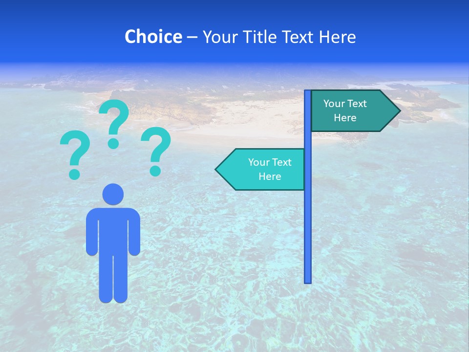 An Island In The Middle Of A Body Of Water PowerPoint Template