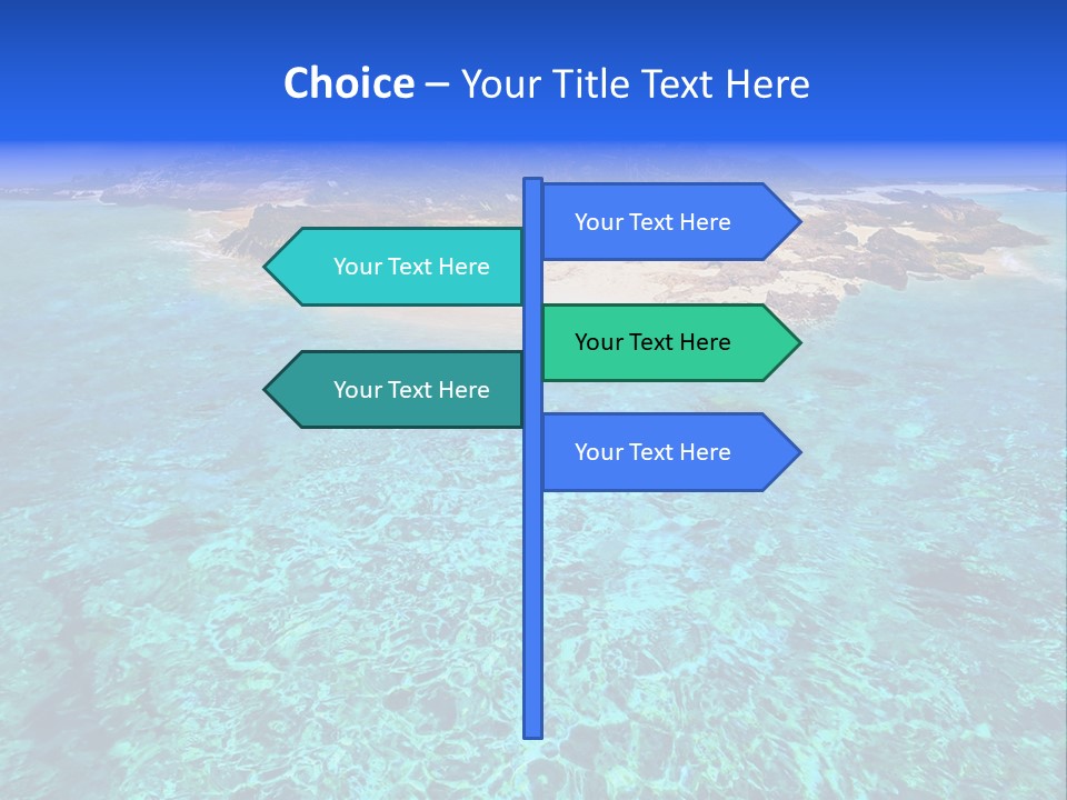 An Island In The Middle Of A Body Of Water PowerPoint Template