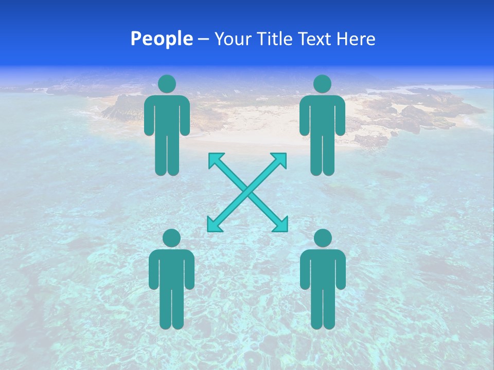 An Island In The Middle Of A Body Of Water PowerPoint Template