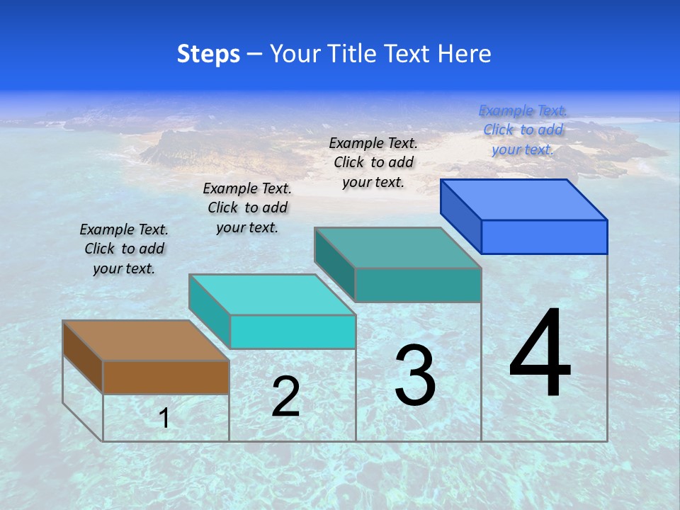 An Island In The Middle Of A Body Of Water PowerPoint Template