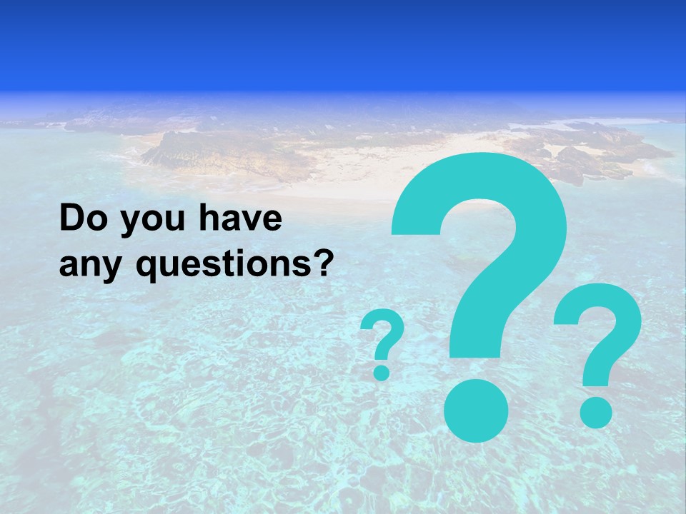 An Island In The Middle Of A Body Of Water PowerPoint Template