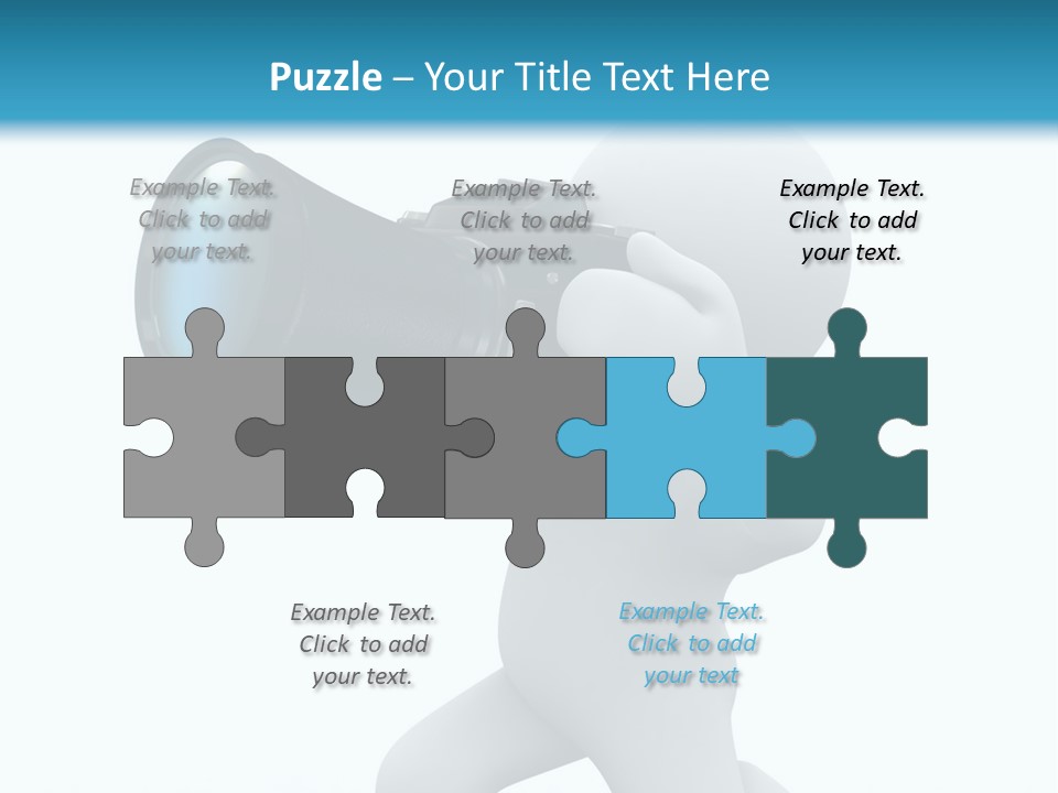 A Person Holding A Camera Up To Their Face PowerPoint Template