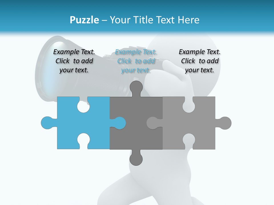 A Person Holding A Camera Up To Their Face PowerPoint Template