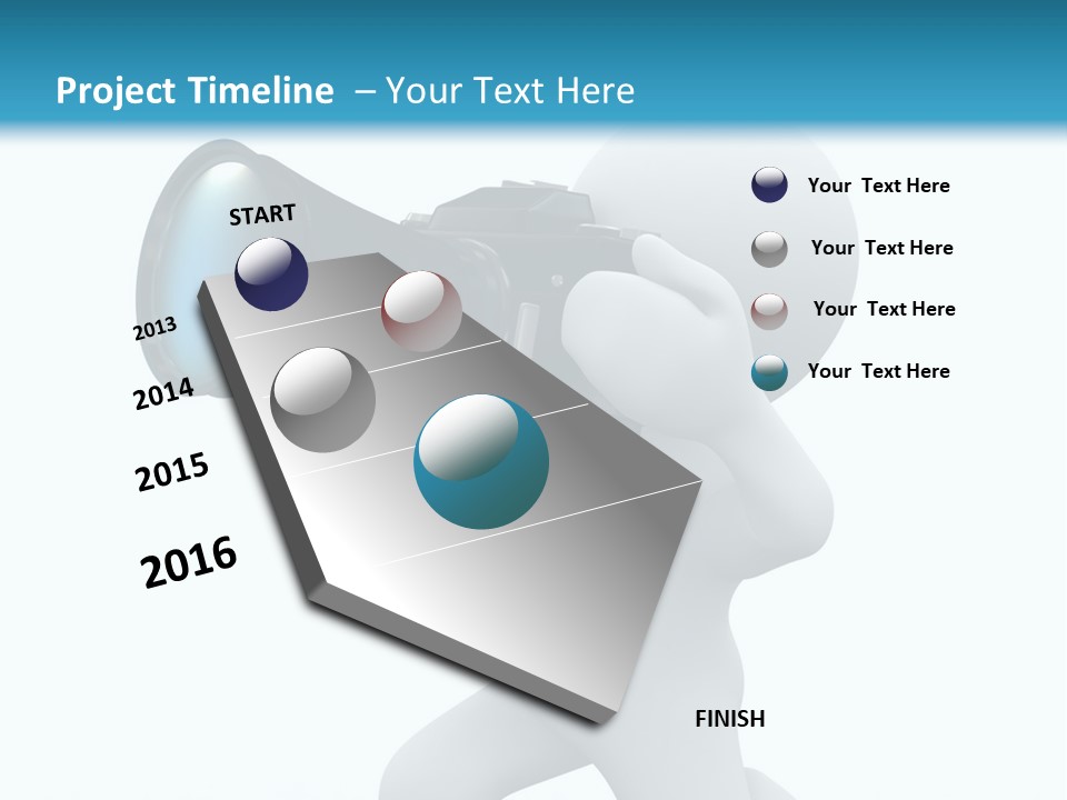 A Person Holding A Camera Up To Their Face PowerPoint Template
