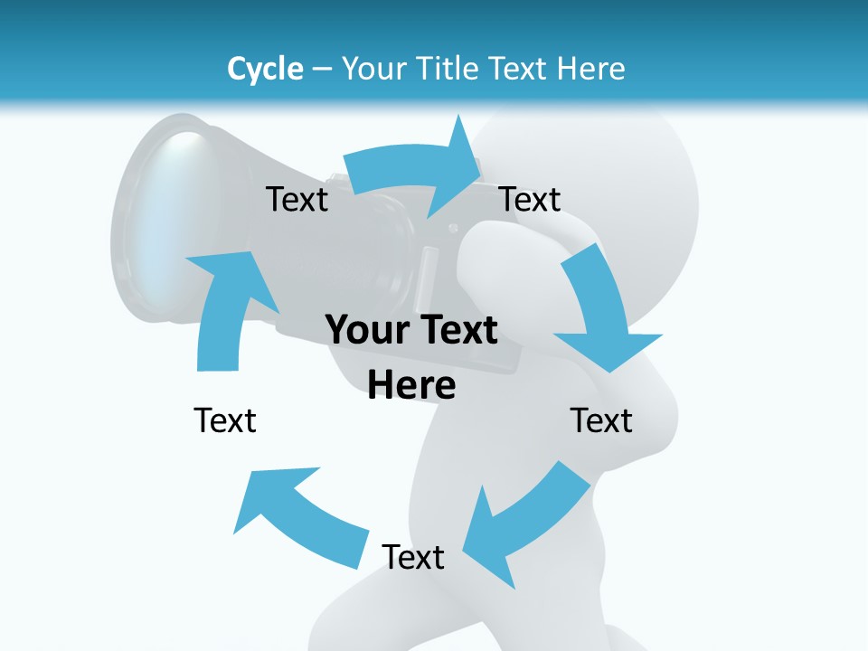 A Person Holding A Camera Up To Their Face PowerPoint Template