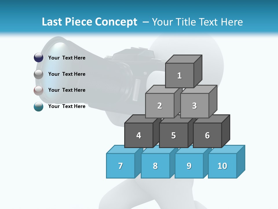 A Person Holding A Camera Up To Their Face PowerPoint Template
