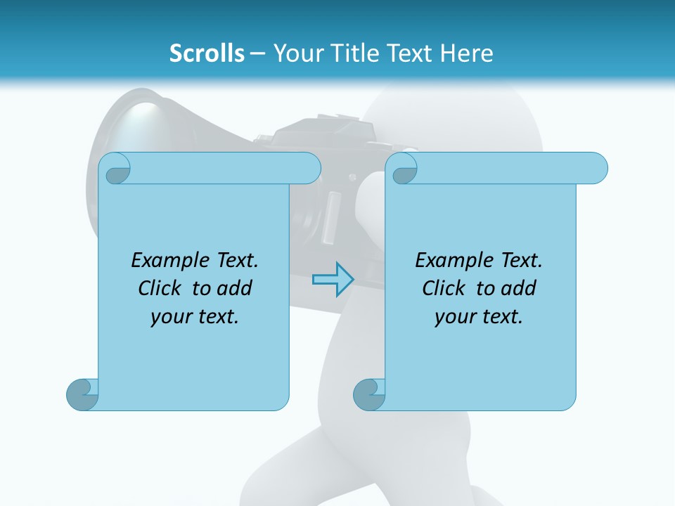 A Person Holding A Camera Up To Their Face PowerPoint Template