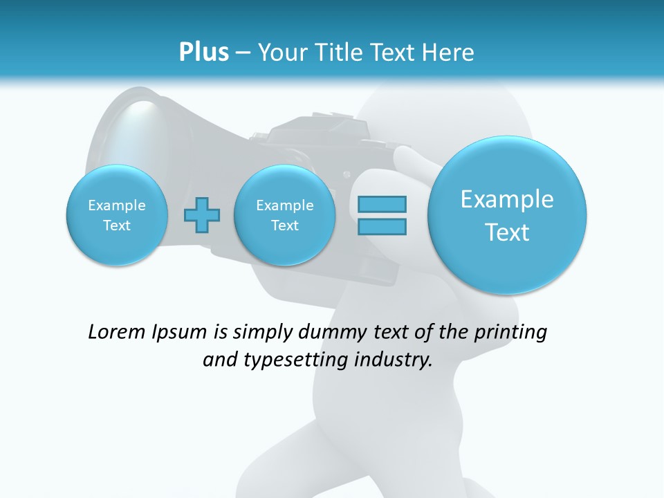 A Person Holding A Camera Up To Their Face PowerPoint Template