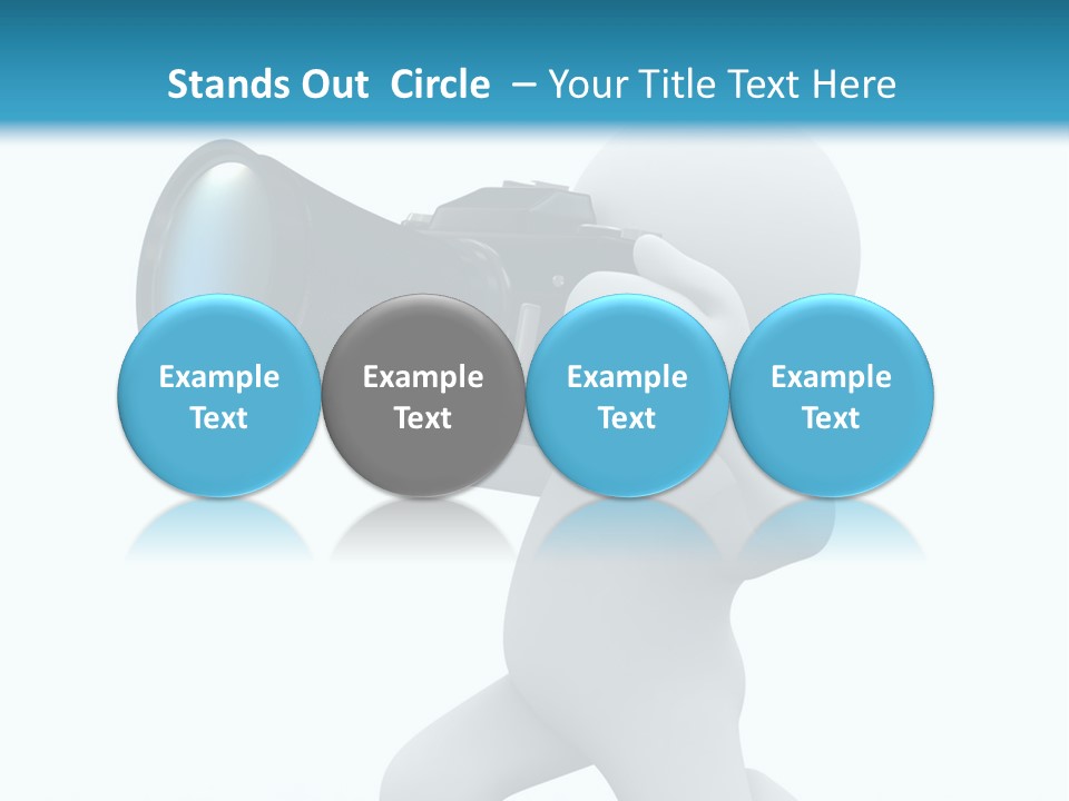 A Person Holding A Camera Up To Their Face PowerPoint Template