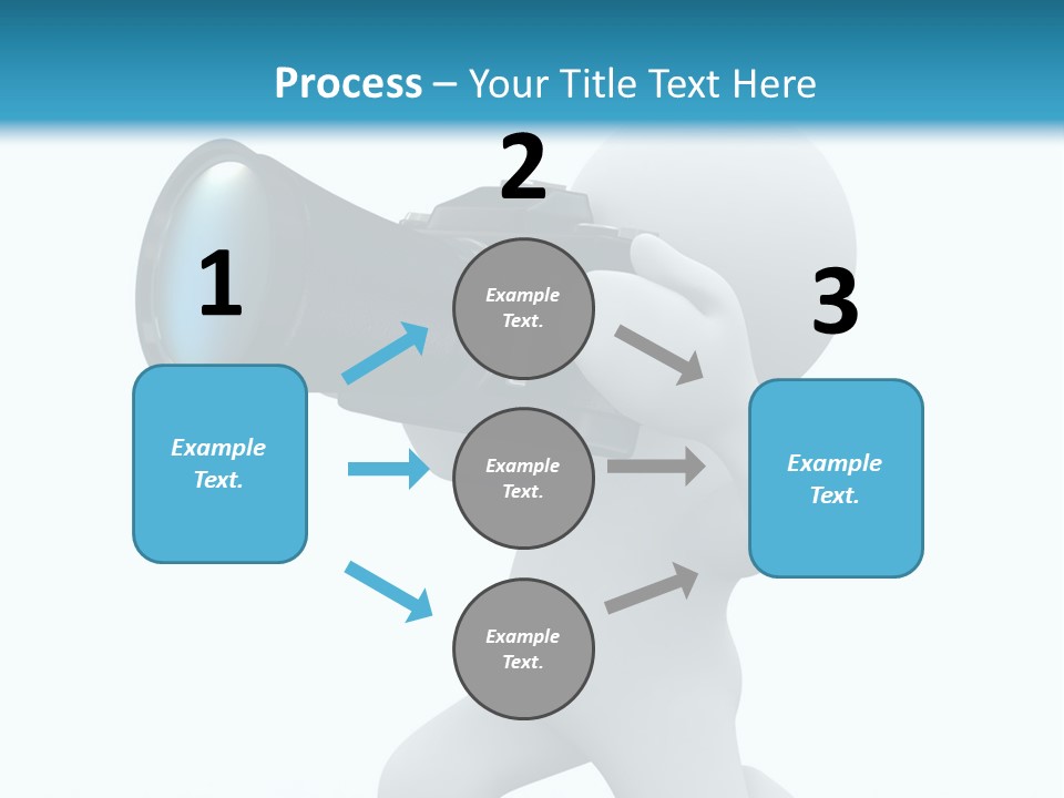 A Person Holding A Camera Up To Their Face PowerPoint Template