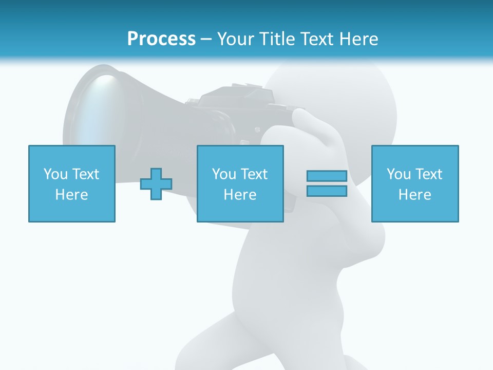 A Person Holding A Camera Up To Their Face PowerPoint Template