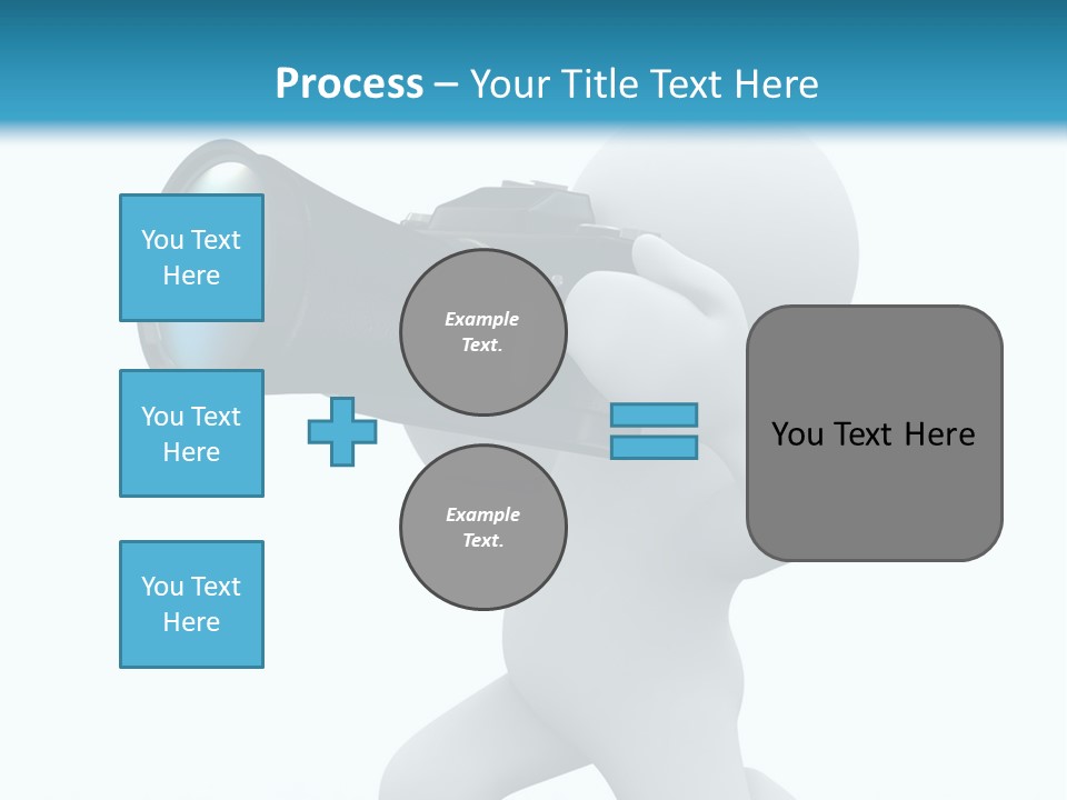 A Person Holding A Camera Up To Their Face PowerPoint Template