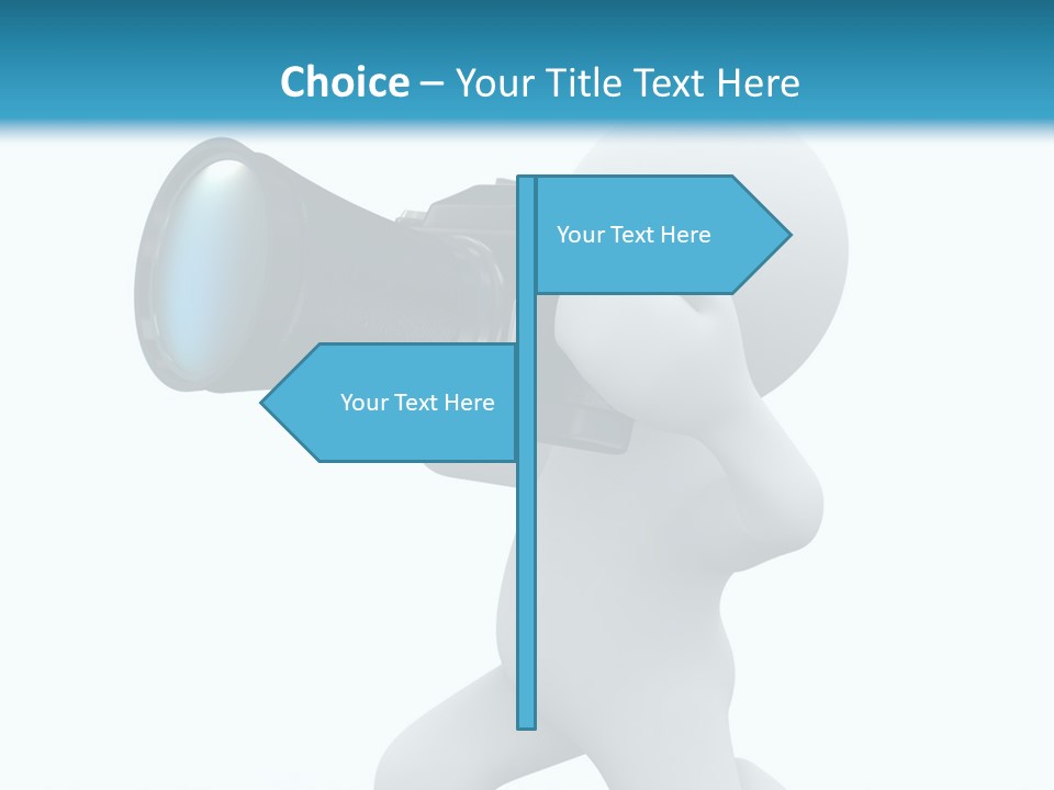 A Person Holding A Camera Up To Their Face PowerPoint Template