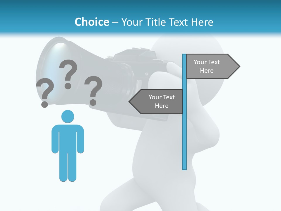 A Person Holding A Camera Up To Their Face PowerPoint Template