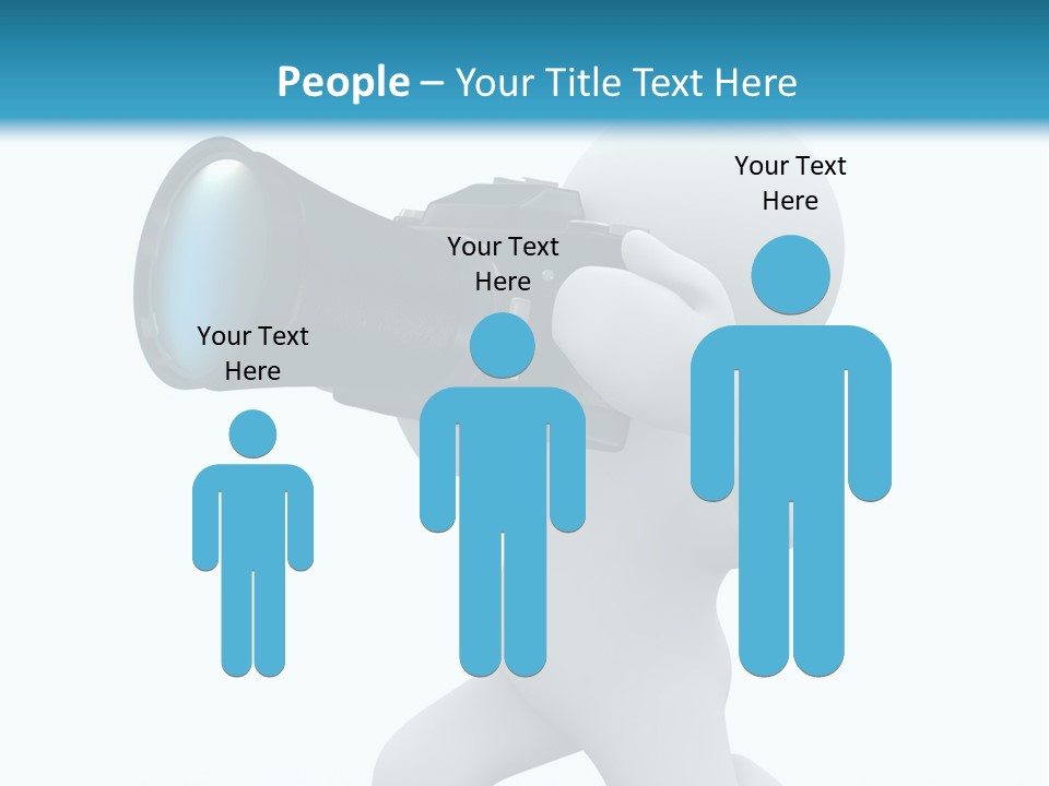 A Person Holding A Camera Up To Their Face PowerPoint Template