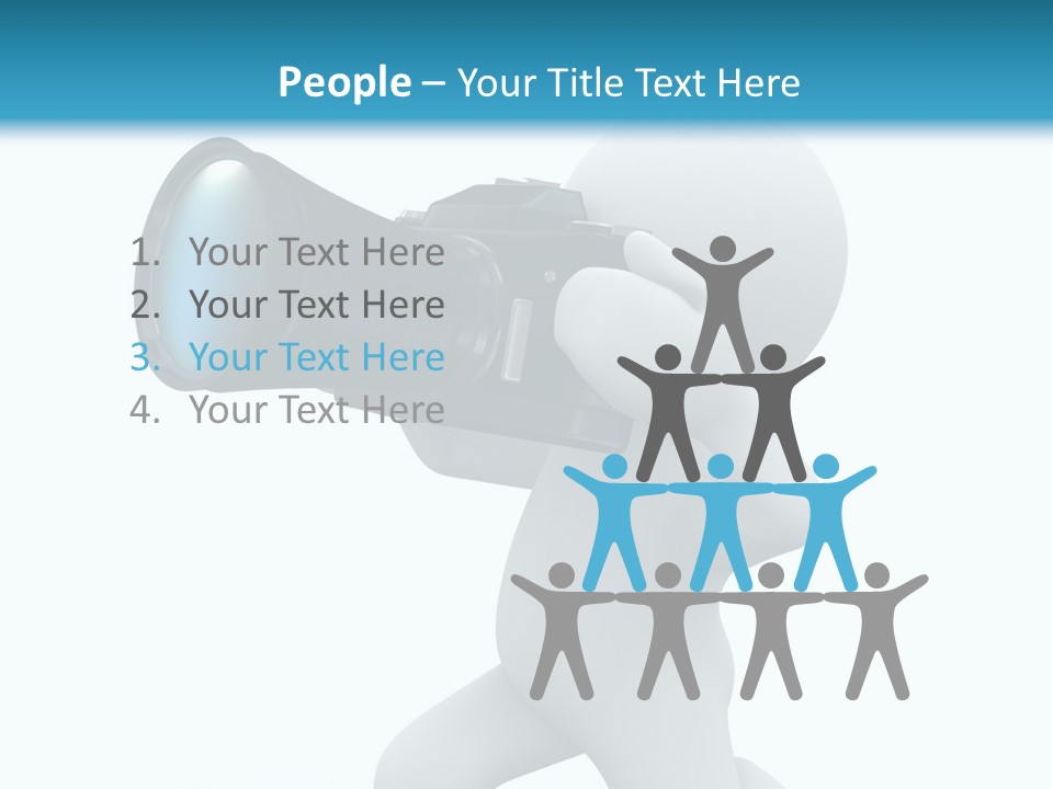 A Person Holding A Camera Up To Their Face PowerPoint Template