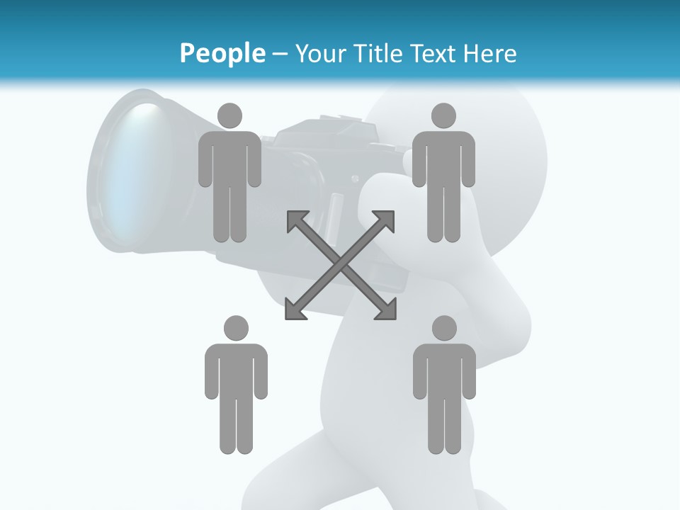 A Person Holding A Camera Up To Their Face PowerPoint Template