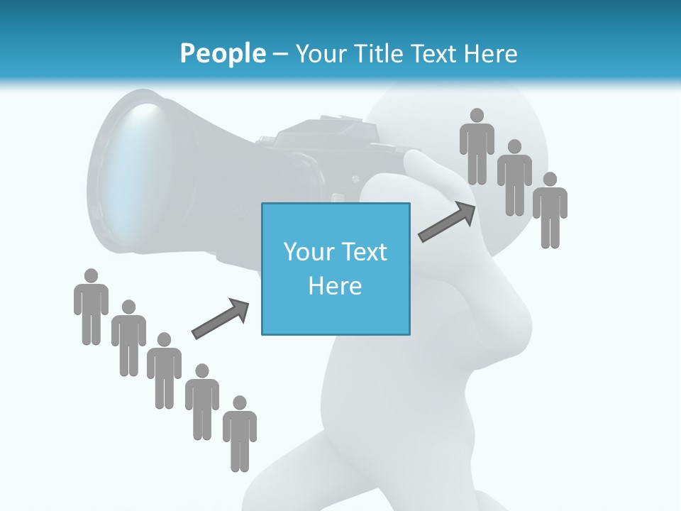 A Person Holding A Camera Up To Their Face PowerPoint Template