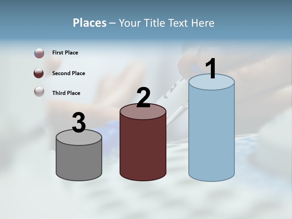 A Person Holding A Small Device In Their Hands PowerPoint Template