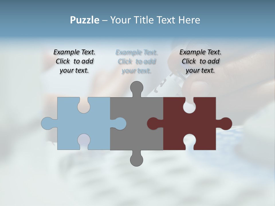 A Person Holding A Small Device In Their Hands PowerPoint Template