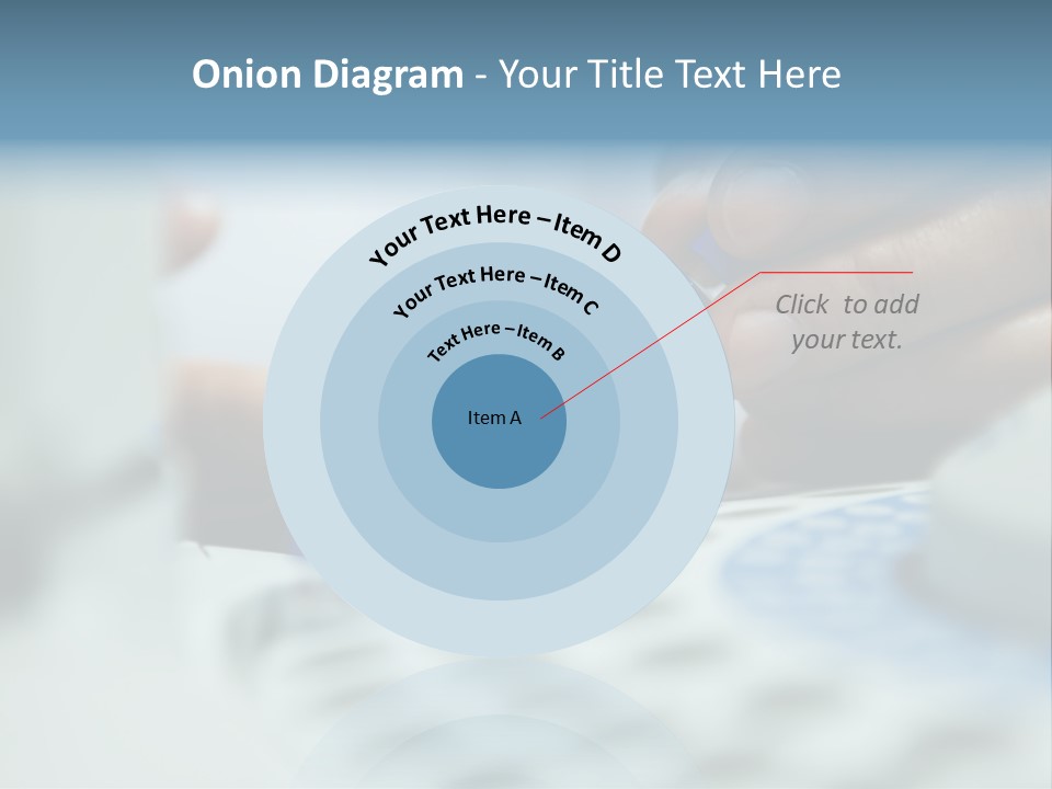 A Person Holding A Small Device In Their Hands PowerPoint Template