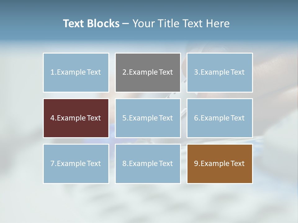A Person Holding A Small Device In Their Hands PowerPoint Template