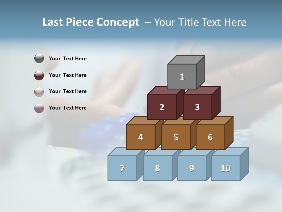 A Person Holding A Small Device In Their Hands PowerPoint Template