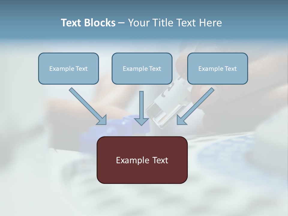 A Person Holding A Small Device In Their Hands PowerPoint Template
