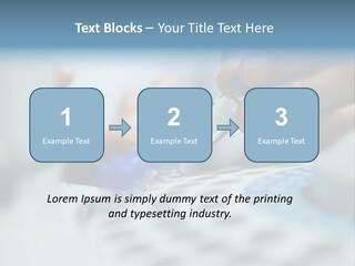 A Person Holding A Small Device In Their Hands PowerPoint Template