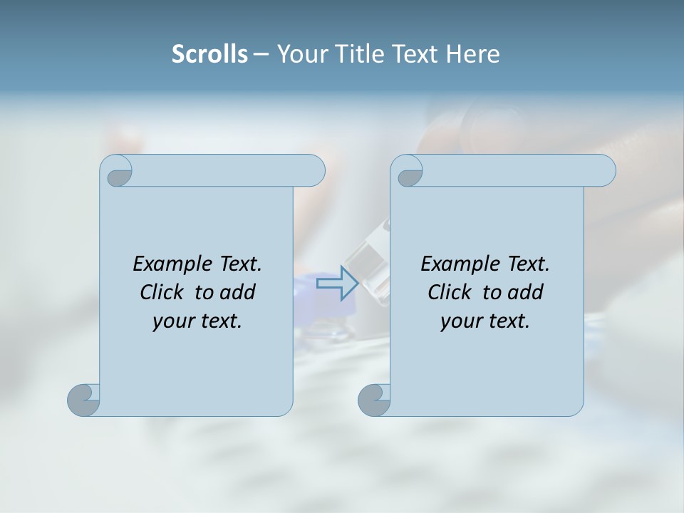 A Person Holding A Small Device In Their Hands PowerPoint Template