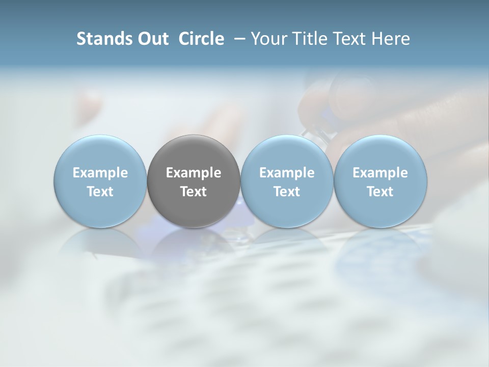 A Person Holding A Small Device In Their Hands PowerPoint Template