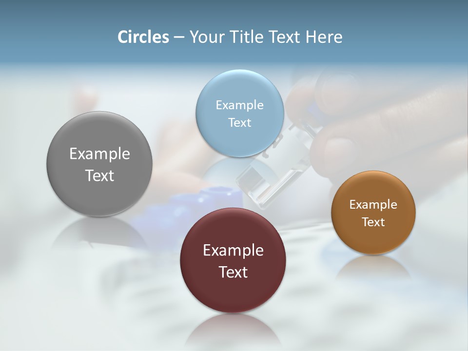A Person Holding A Small Device In Their Hands PowerPoint Template
