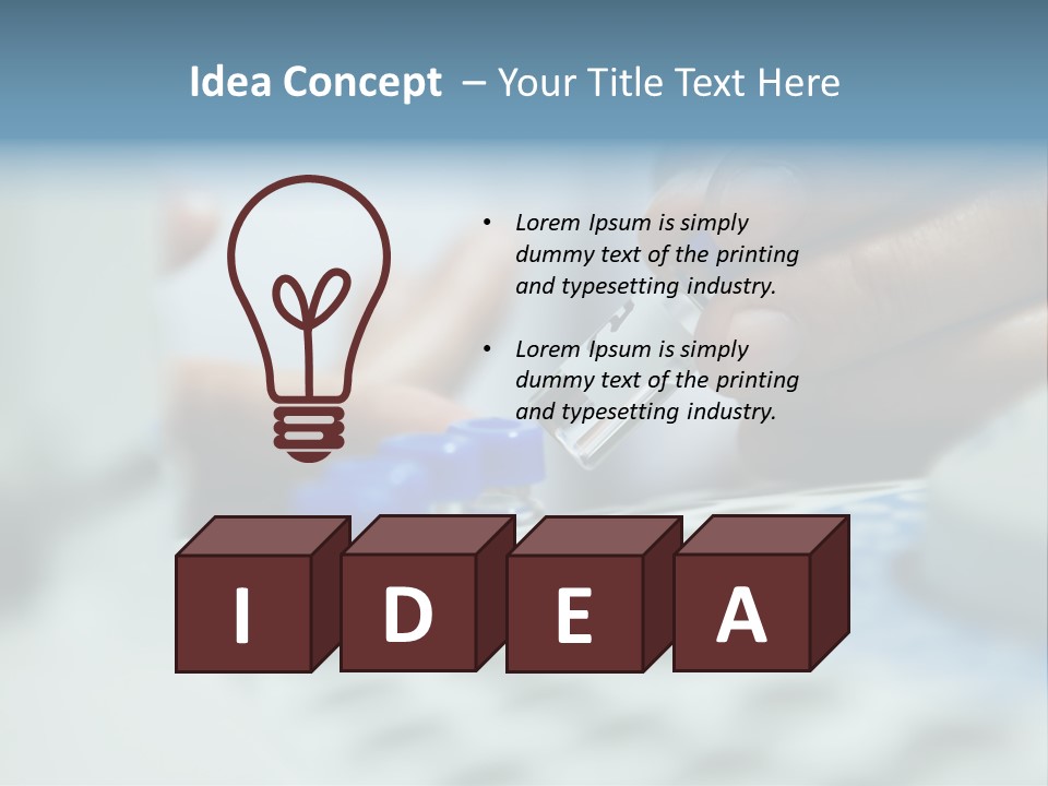 A Person Holding A Small Device In Their Hands PowerPoint Template